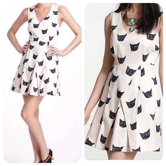Anthropologie Dresses & Skirts - Anthropologie Leah Reena Goren Cat Dress Mini 6